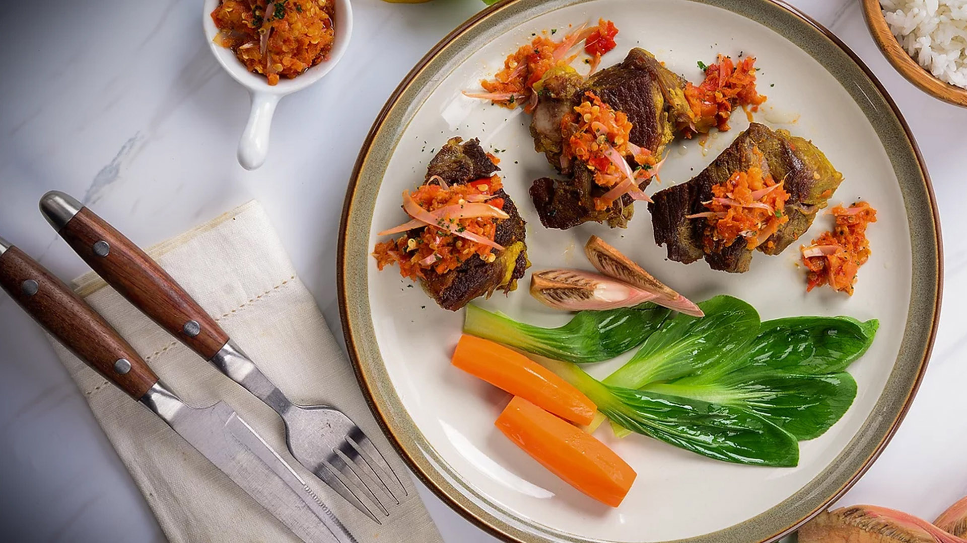 Indonesian Spicy Chilli Smashed Lamb - Lambassador of Australian Lamb